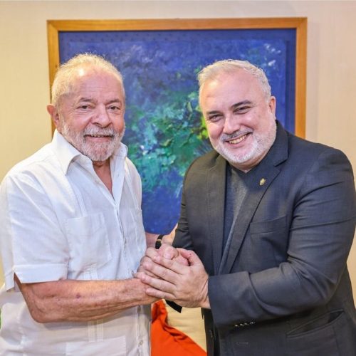 Jean Paul Prates ao lado de Lula