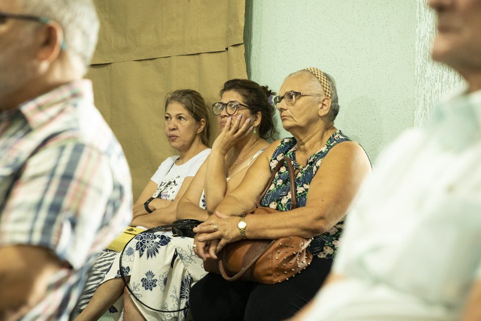 Petroleiros aposentados se reuniram com o conselheiro Radiovaldo Costa nas sedes de Mauá e São Paulo (Fotos: Guilherme Weimann/Sindipetro Unificado)