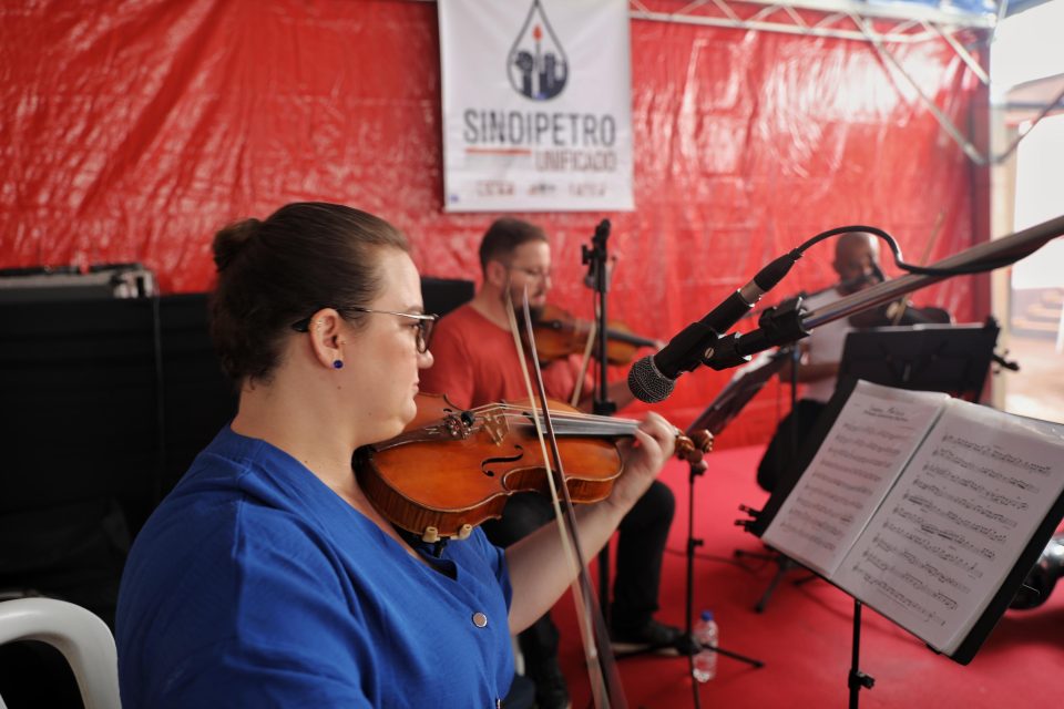 A música tomou conta da festa de fim de ano da Regional Campinas(Foto: Vítor Peruch/Sindipetro Unificado)