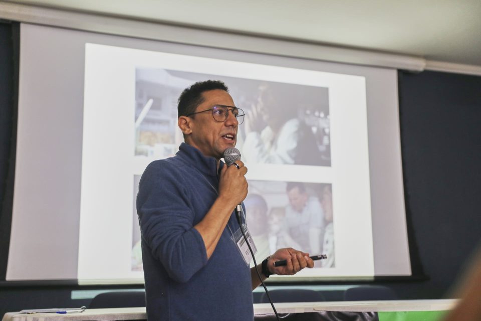 Participantes do seminário do Sindipetro Unificado discutem exposição a agentes nocivos e condições de trabalho na Replan (Foto: Vítor Peruch/Sindipetro Unificado)