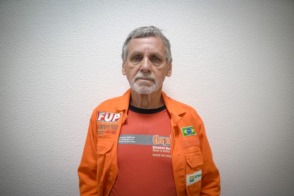 “Jairzinho” Campos: "Acho que temos que parar nas portarias, nos terminais, nas refinarias, o que for possível, pra gente estar fazendo o embate ali". Foto: Vinicius Denadai.