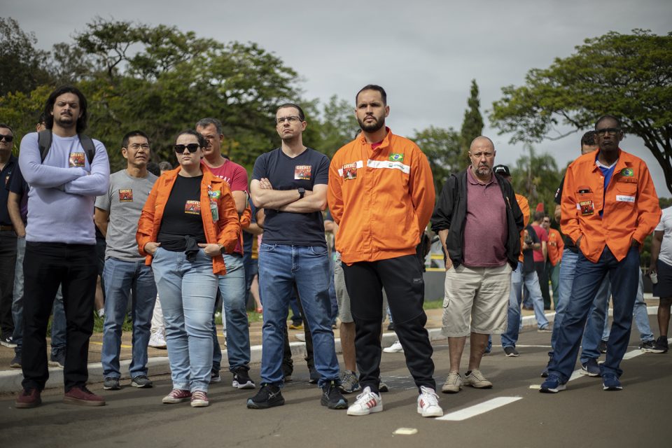 Adesão aumenta a cada dia nas bases da Petrobrás (Foto: Guilherme Weimann)