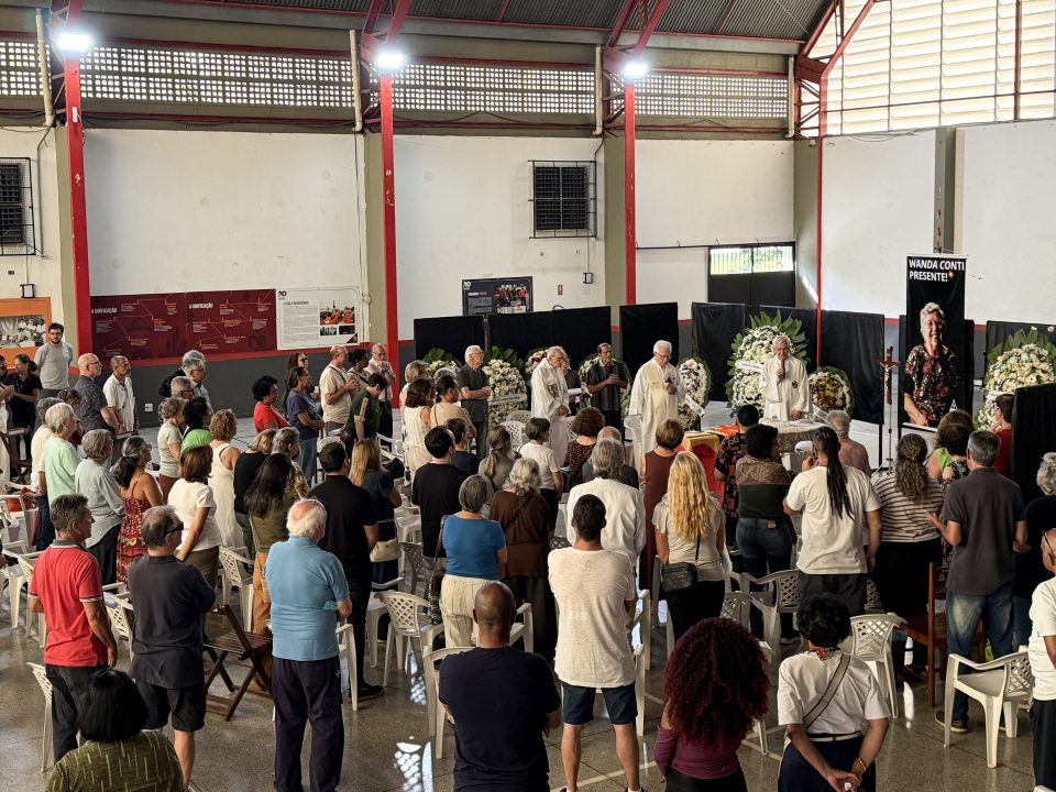 Velório de Wanda Conti reúne militantes, amigos e familiares na sede do Sindipetro Unificado, em Campinas — Guilherme Weimann/Sindipetro Unificado