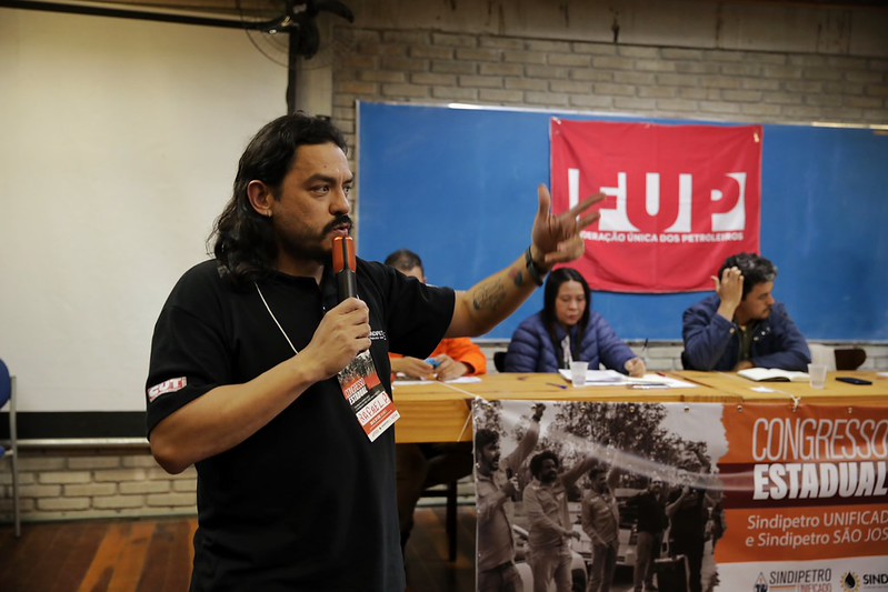 Presidente do Sindipetro São José dos Campos (Foto: Marcelo Aguilar)